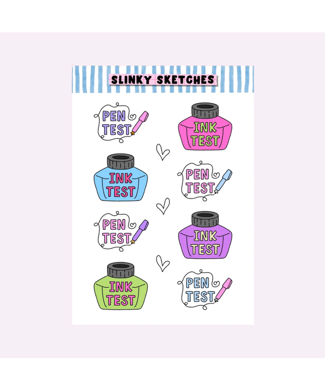 Pen Test Sticker Sheet