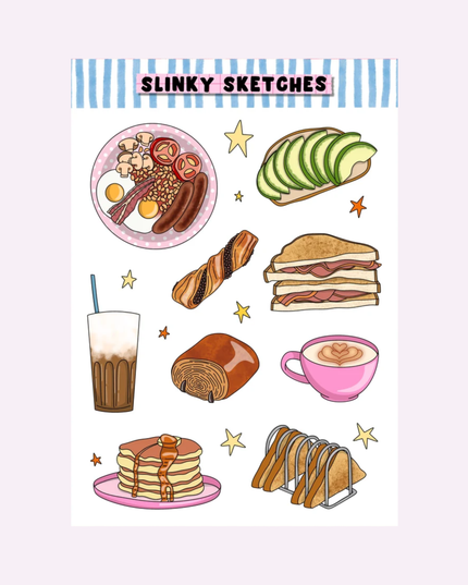 Brunch Sticker Sheet
