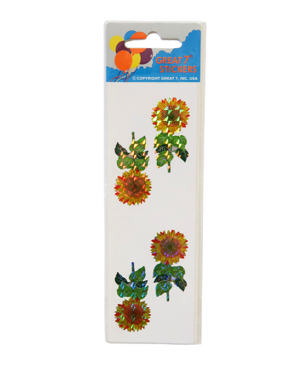 Prismatic Sunflower Stickers