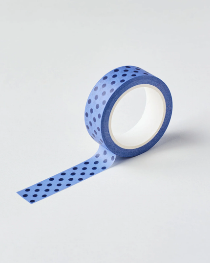 Blue Polka Dot Washi Tape