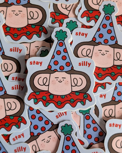 Stay Silly Sticker