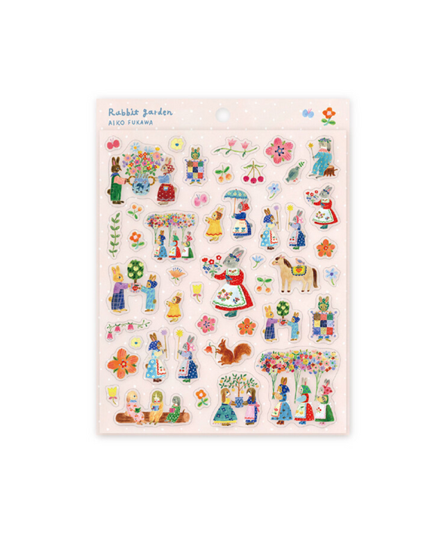 Rabbit Garden Sticker Sheet