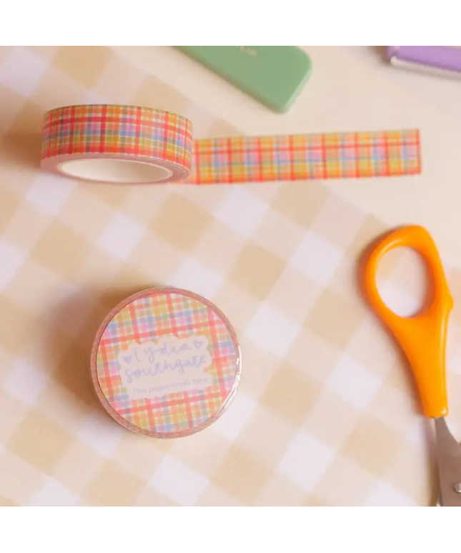 Sorbet Gingham Washi Tape