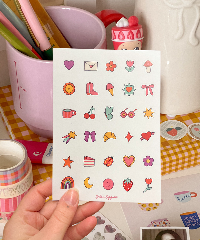 Journal Doodles Sticker Sheet