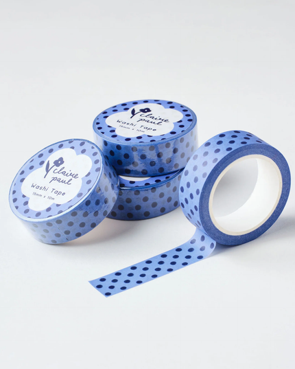Blue Polka Dot Washi Tape