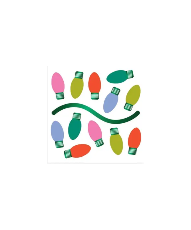 Christmas Lights Stickers (off the roll)