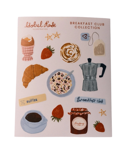 Breakfast Club Sticker Sheet
