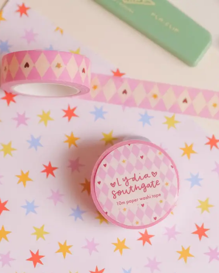 Blush Harlequin Washi Tape