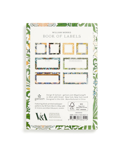 William Morris Book of Labels