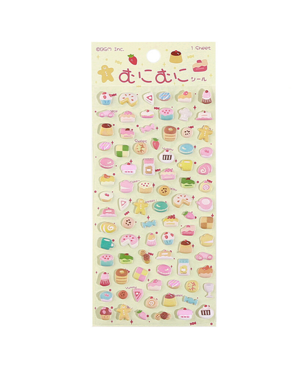 Sweet Treats 3D puffy Stickers