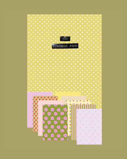 Mini Scrapbooking Paper Book