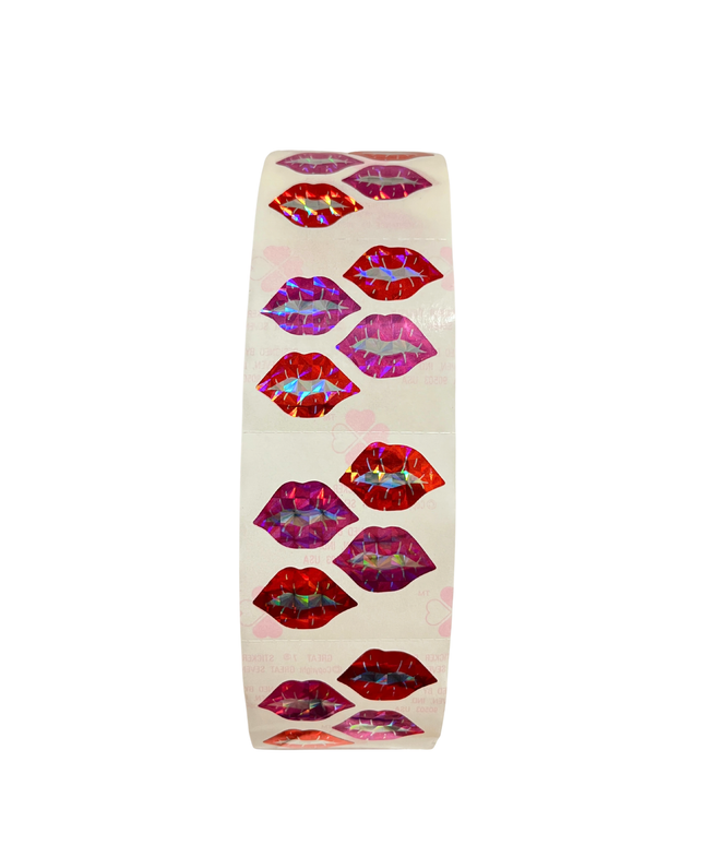 Prismatic Lips Stickers (off the roll)