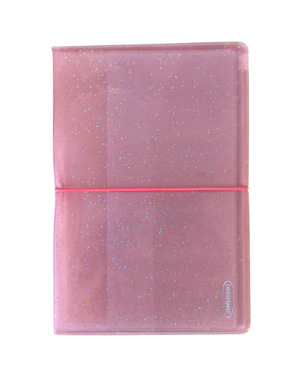 Pink Sparkle Sticker Book/Organiser