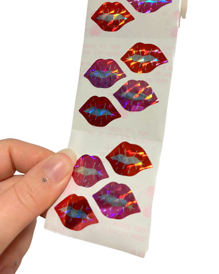 Prismatic Lips Stickers
