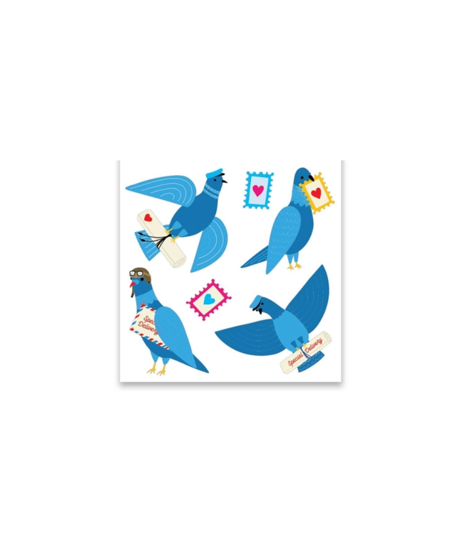 Pigeon Post Stickers (off the roll)