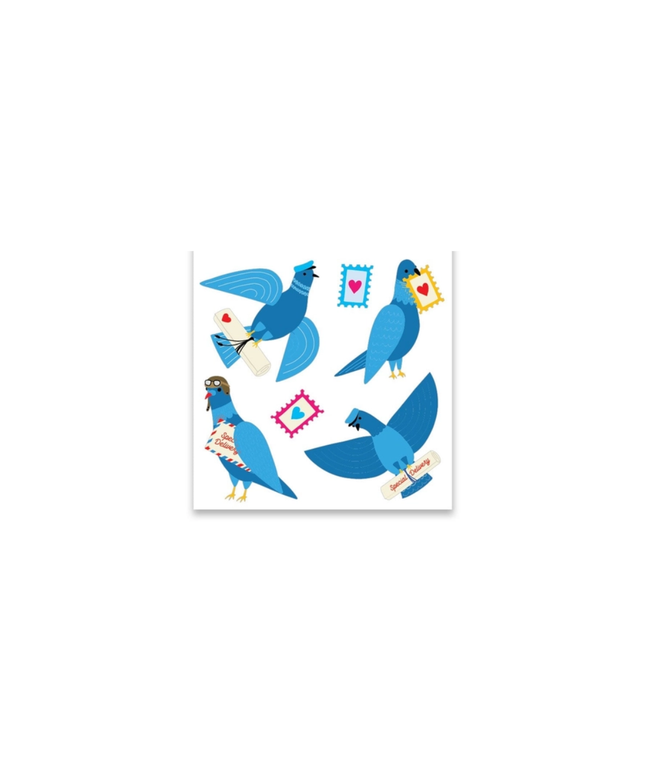 Pigeon Post Stickers (off the roll)