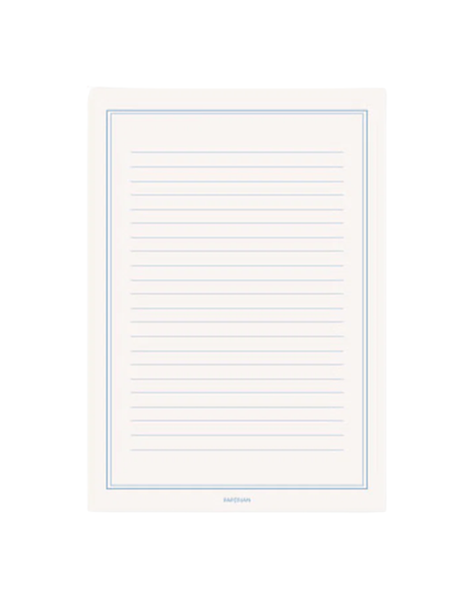 Lifepad A5 Notepad - Ivory Letter