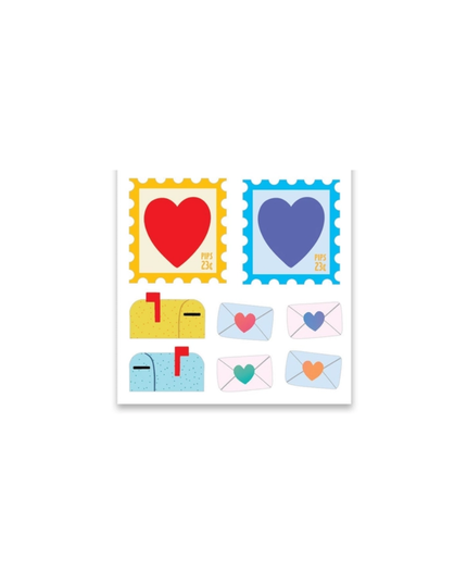 Love Letter Stickers (off the roll)
