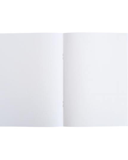 A5 Blank Notebook - Diamonds Blue