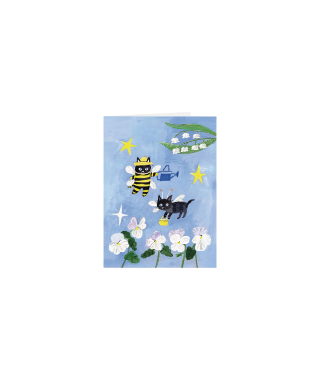 Gardening Bee Mini Card