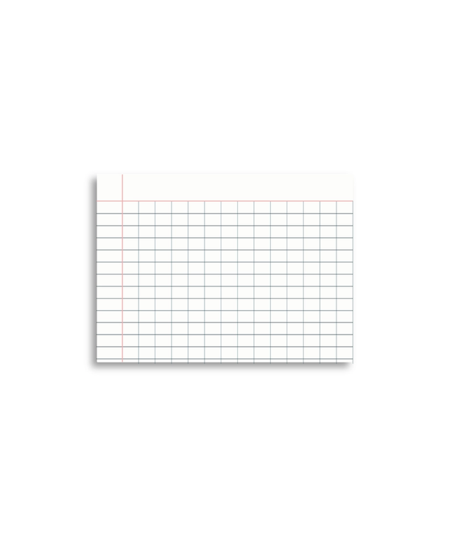 A7 Index Cards - Grid