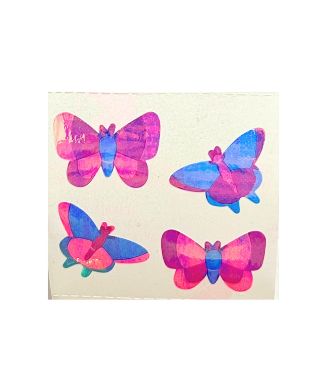 Pearlie Butterfly Stickers (off the roll)