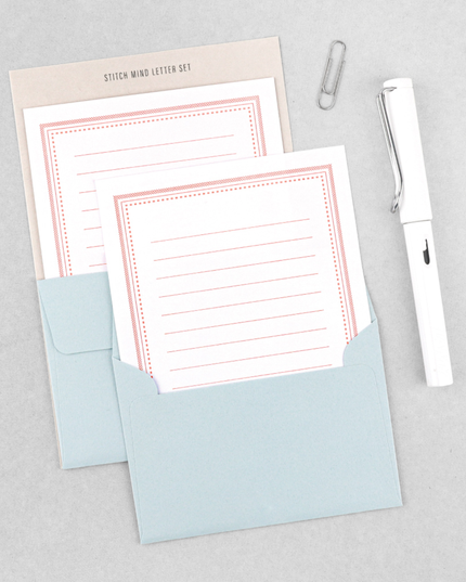 Letter Press Writing Set (3 colours)