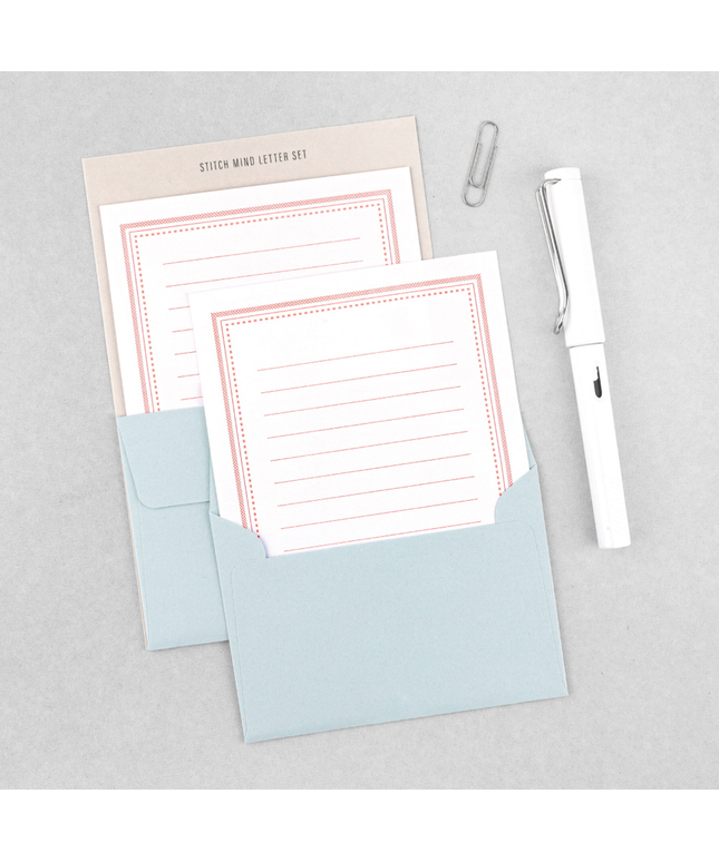 Letter Press Writing Set (3 colours)