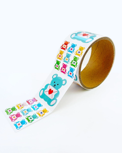 Beary Lovely Stickers (off the roll)