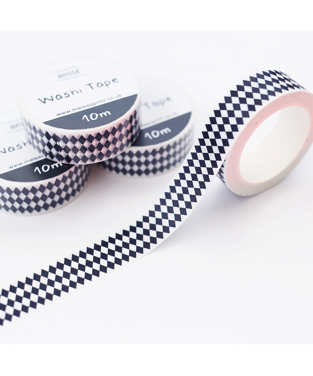 Black Diamonds Washi Tape