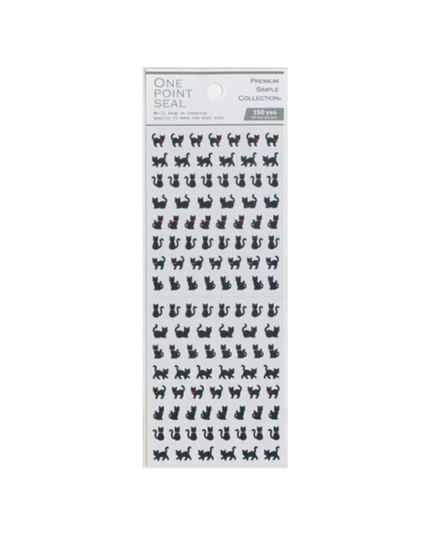 Black Cat Sticker Sheet