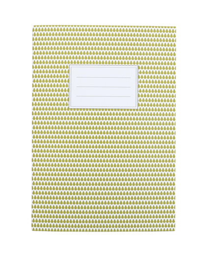 A5 Blank Notebook - Yellow Drops