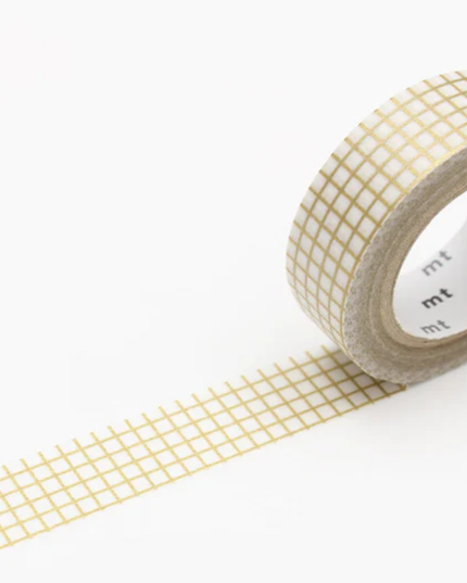 Gold Grid MT Washi Tape