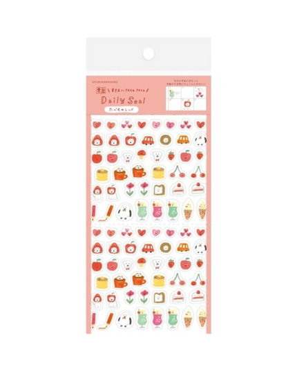 Pink Mini Icons Sticker Sheet