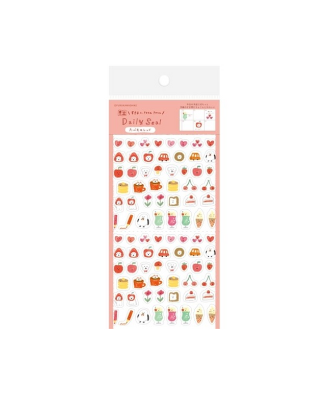 Pink Mini Icons Sticker Sheet
