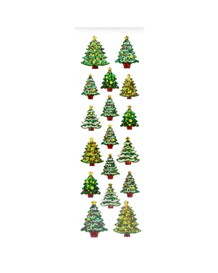 Christmas Trees Sticker Sheet