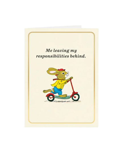 Leaving My Responsibilities Mini Card