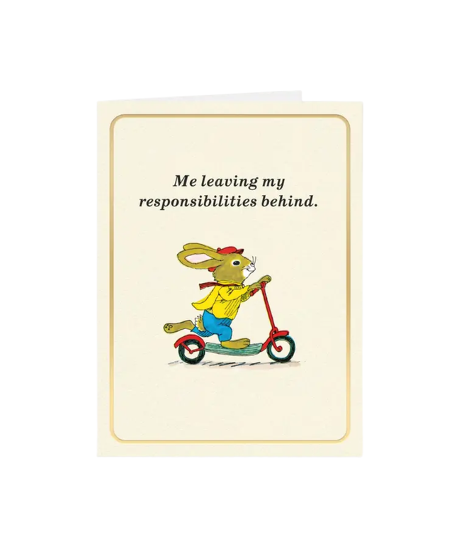 Leaving My Responsibilities Mini Card
