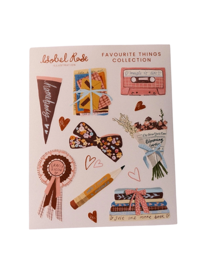 Favourite Things Sticker Sheet