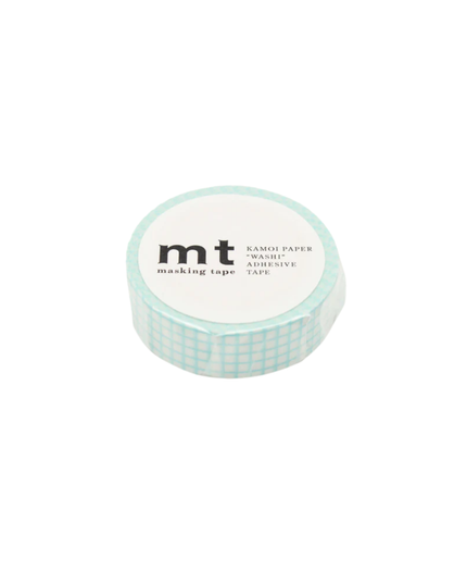 Mint Blue Grid MT Washi Tape