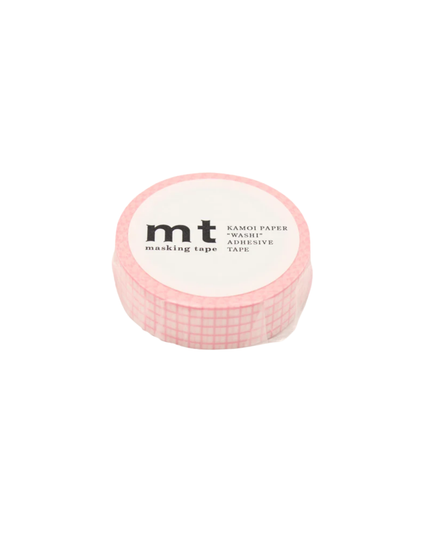 Light Pink Grid MT Washi Tape