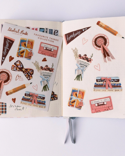 Favourite Things Sticker Sheet