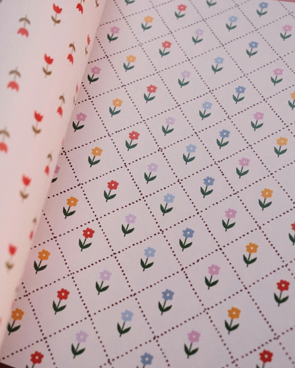 Scrapbooking Paper Book - Floral Edition