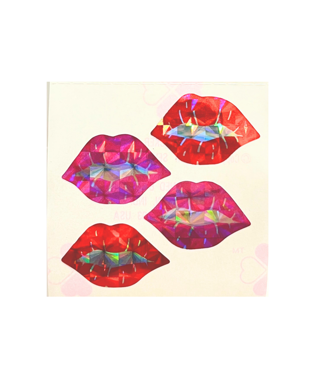 Prismatic Lips Stickers (off the roll)
