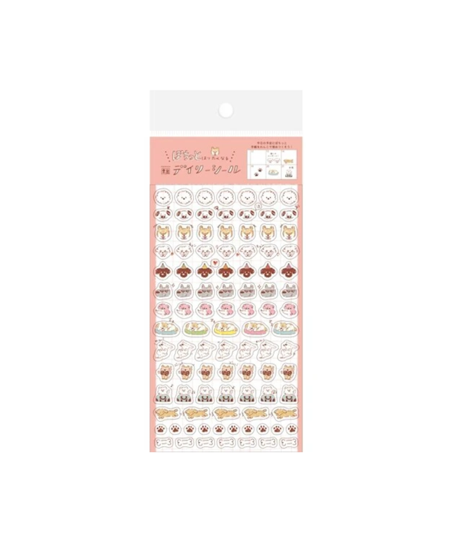 Pink Mini Dog Planner Sticker Sheet