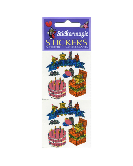 Sparkle Birthday Stickers