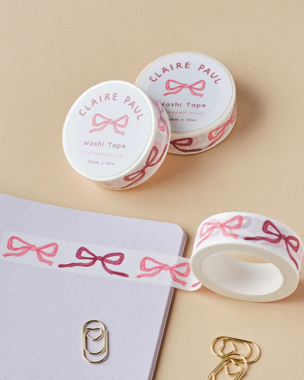 Pink Bows Washi Tape