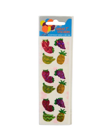 Prismatic Fruit Stickers