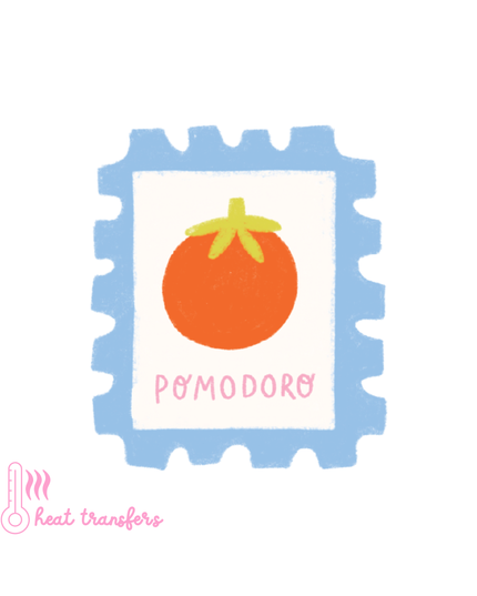 Tomato Stamp Heat Transfer