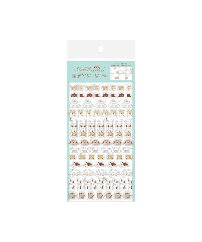Blue Mini Dog Planner Sticker Sheet